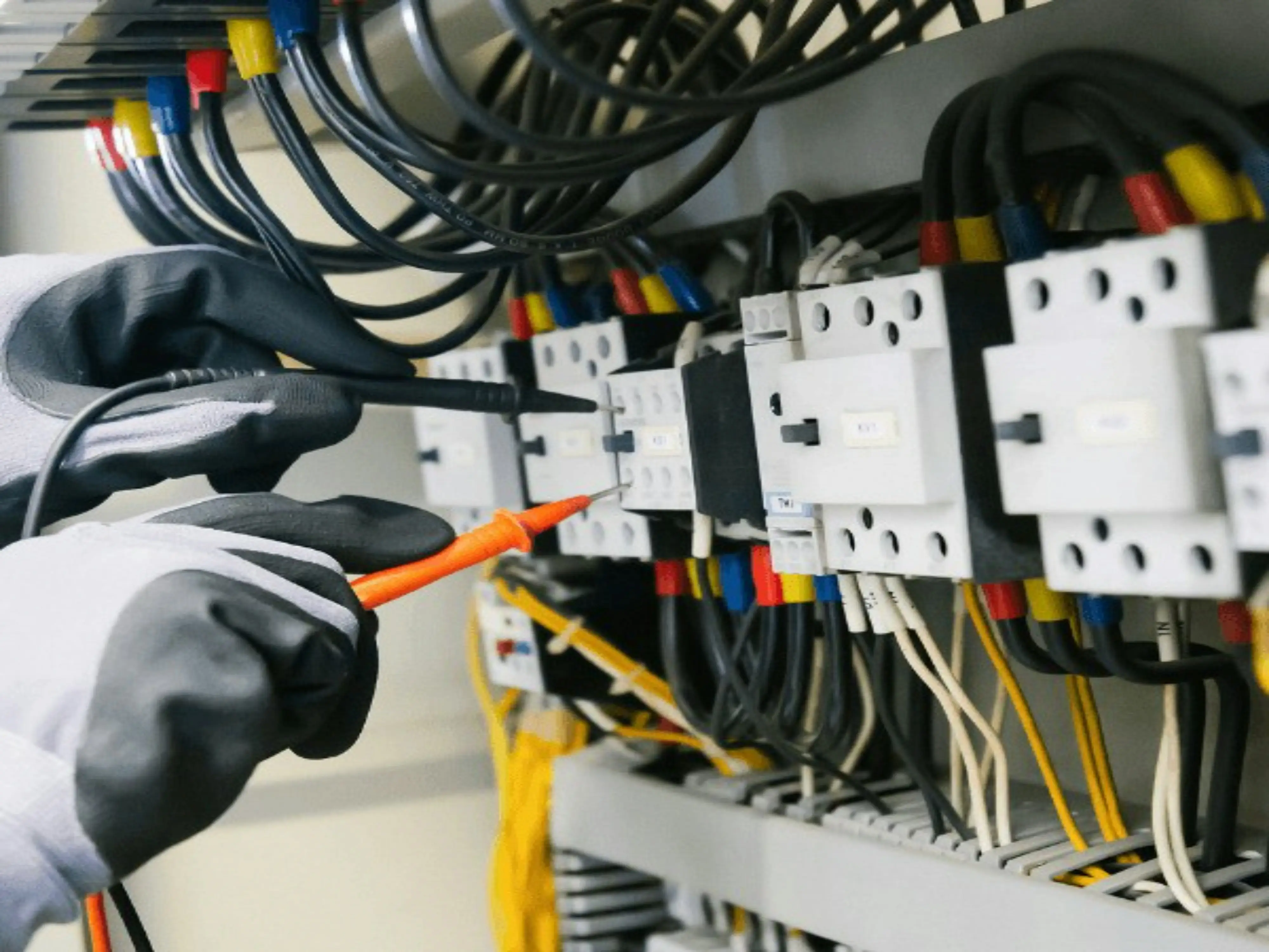 Prüfung einer Elektroverteilung
